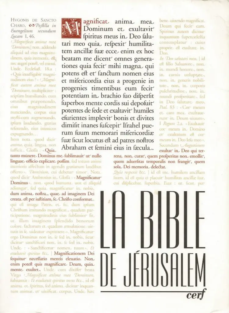 La Bible de Jérusalem 2000