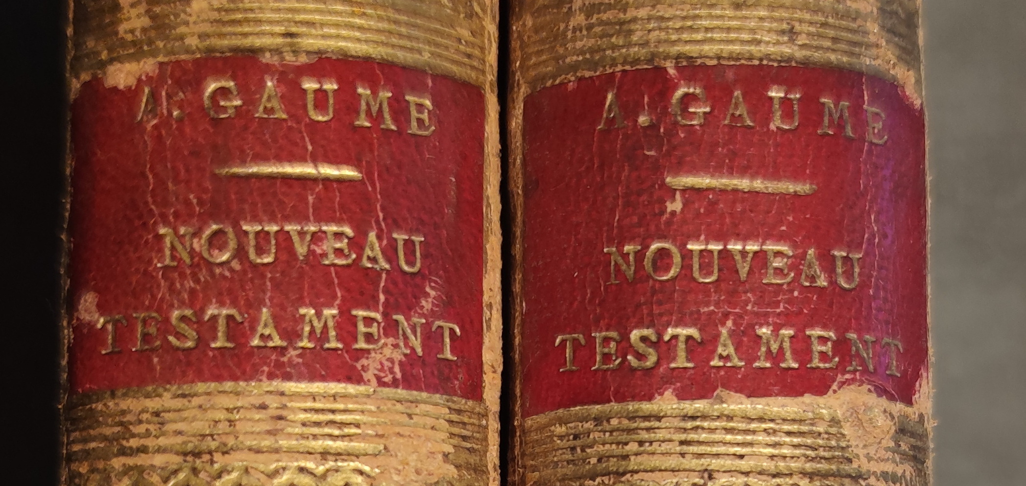 Le Nouveau Testament par l'Abbé Gaume 1863 Bibliorama Le Nouveau Testament par l'Abbé Gaume 1863 Bibliorama