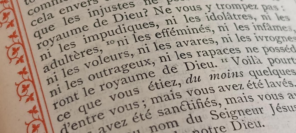 L’homosexualité dans le Nouveau Testament