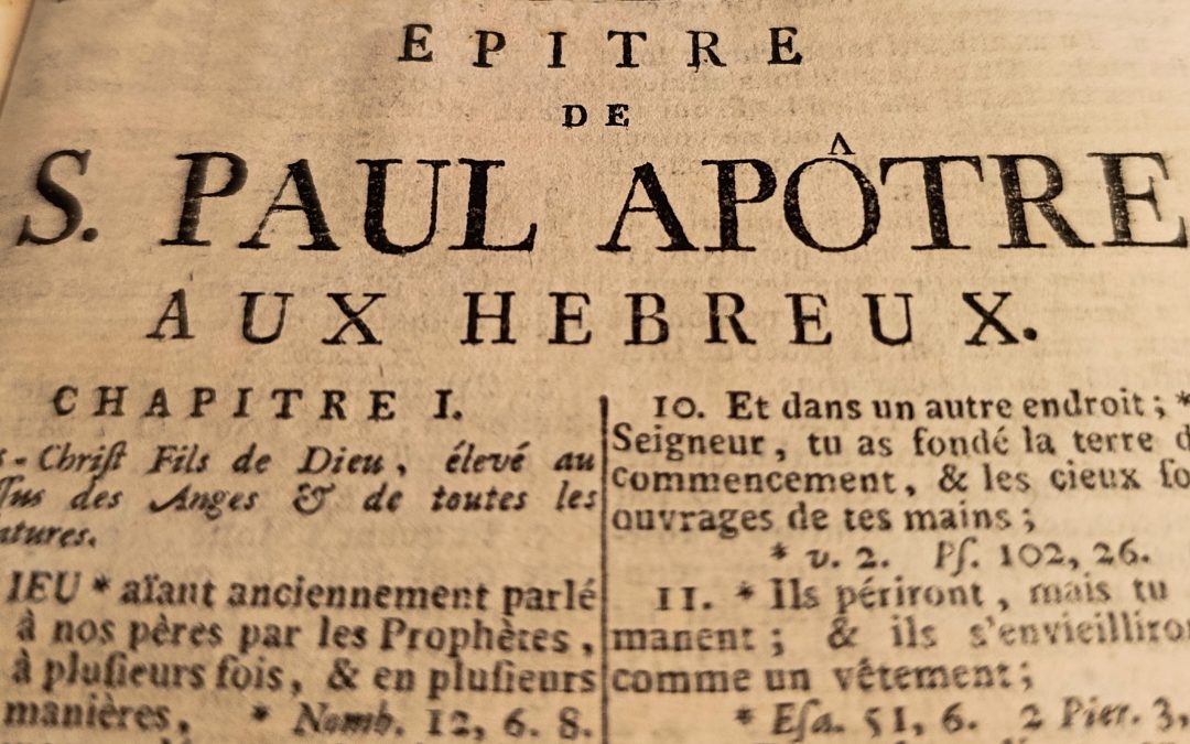 Qui est l’auteur de l’Épître aux Hébreux ?